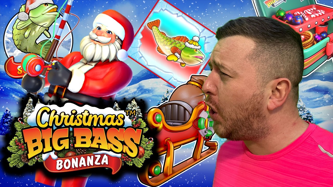 Рождественский игровой автомат Big Bass Bonanza - Смогу ли я сорвать джекпот?