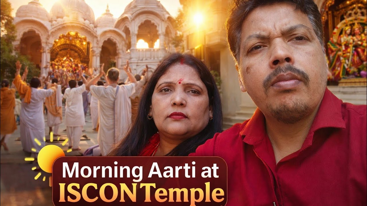 Subah Subah ISKCON Mandir Darshan | Divine Morning Vlog