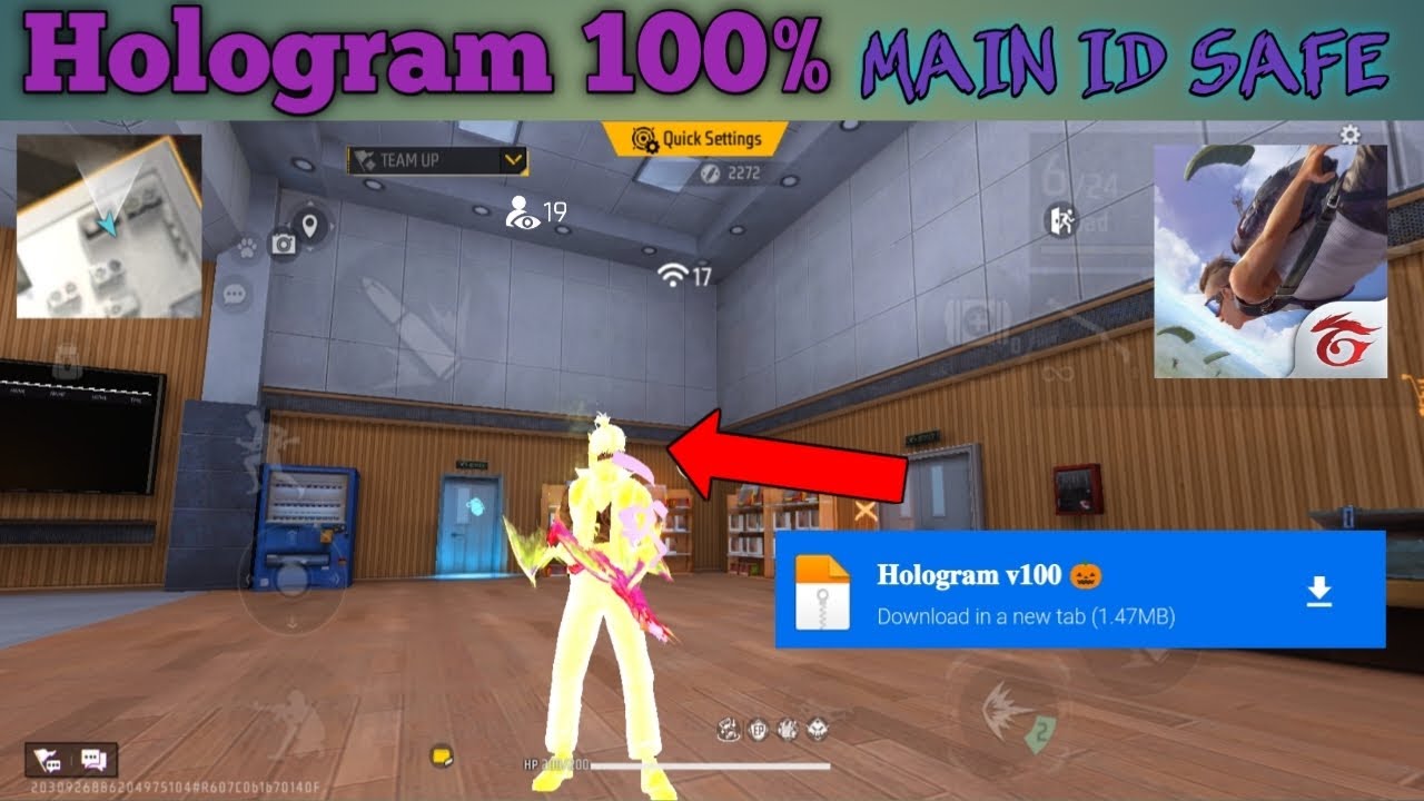 FF Max + FF GLOBAL 3D Hologram Config File | OB52 Free Fire Enemy Location Hack | 3D Hologram File