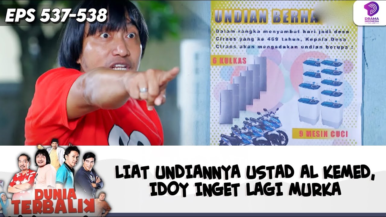 LIAT UNDIANNYA USTAD AL KEMED, IDOY INGET LAGI MURKA | DUNIA TERBALIK | EPS 537-538 (3/7)