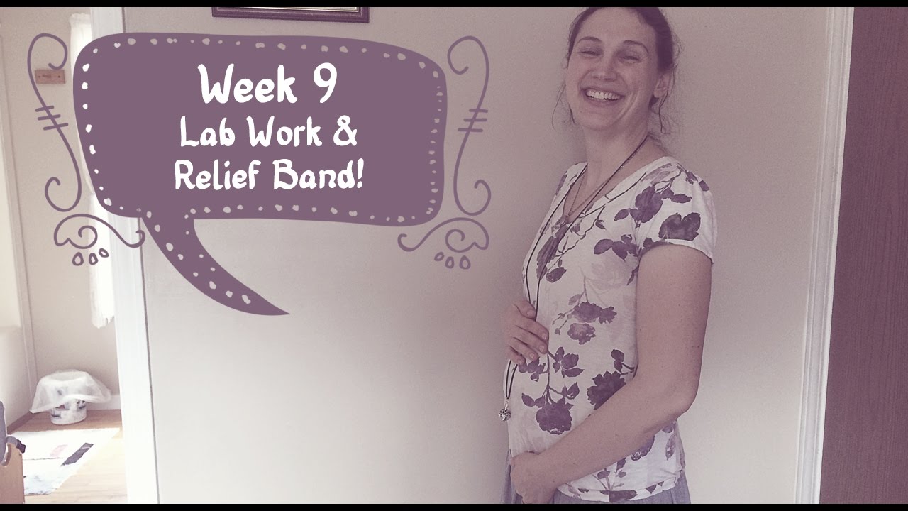 Week 9 Pregnancy VLOG - Lab Work and Using the Relief Band!