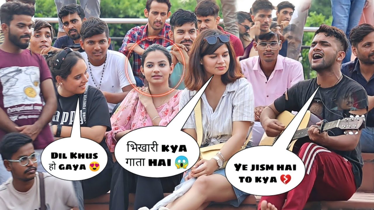 Broken Begger (भिखारी) Singing Reaction Video On Public Place  Sad Songs Mash up By @iklakhsainy