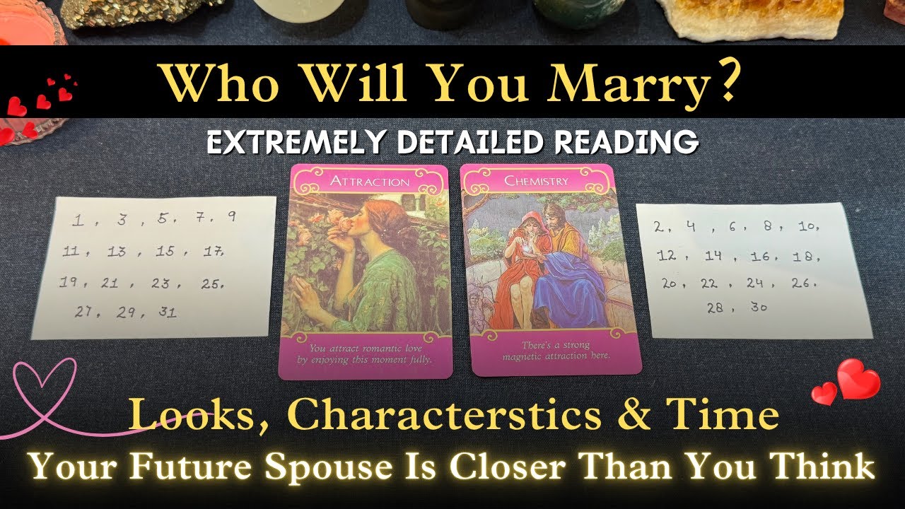 💍 Who Will You Marry & When? 🔮 Future Spouse Traits + Marriage Timeline | Pick a Card Tarot Reading