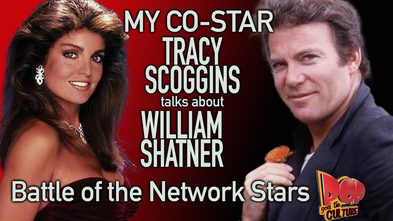 Tracy Scoggins   My Co star William Shatner   Battle of the Network Stars
