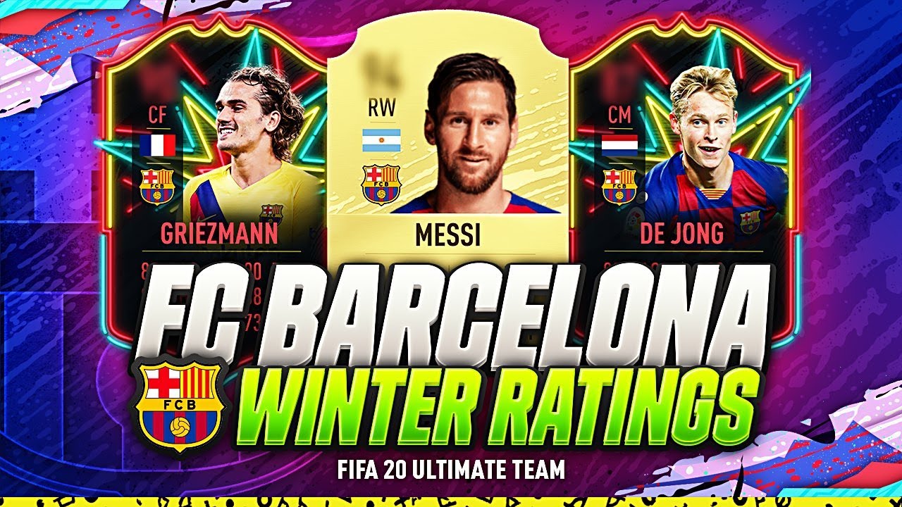 FIFA 20 | FC BARCELONA WINTER RATINGS REFRESH | BIGGEST UPDRADES | GRIEZMANN, DE JONG A.FATI & MESSI