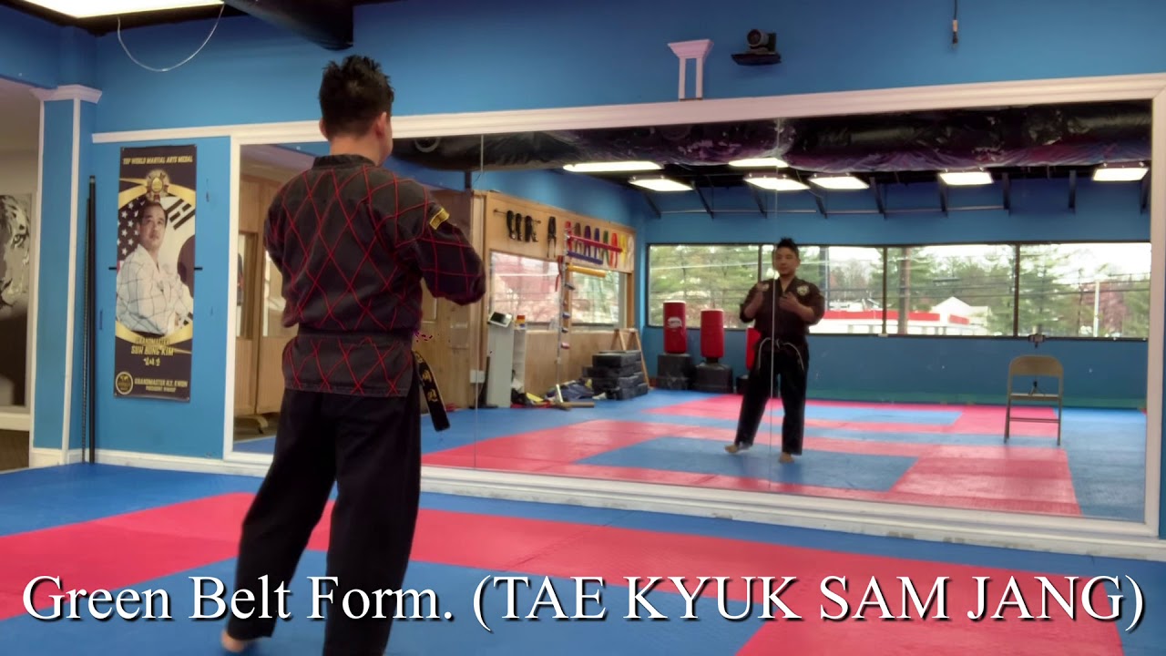 Green belt form ( TAE KYUK SAM JANG)
