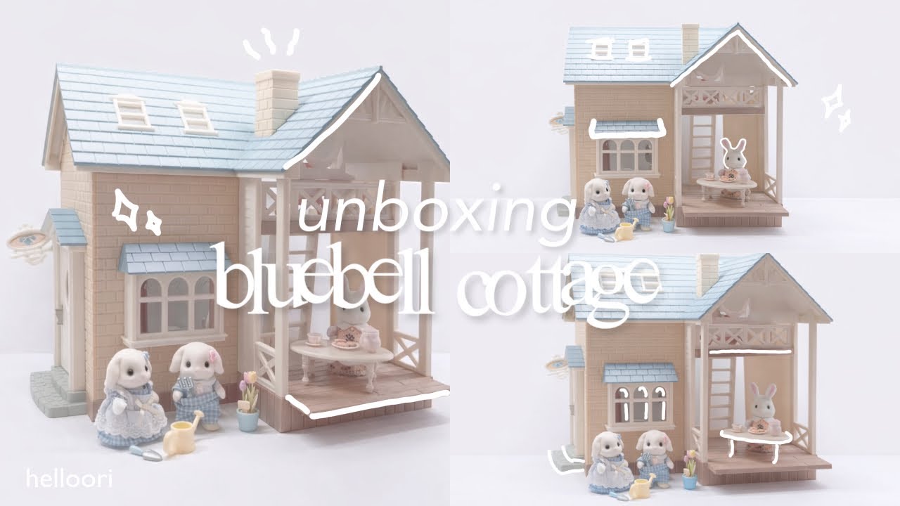 Распаковка фигурок Calico Critters / Sylvanian Families: домик с колокольчиками (ASMR, без разгов...