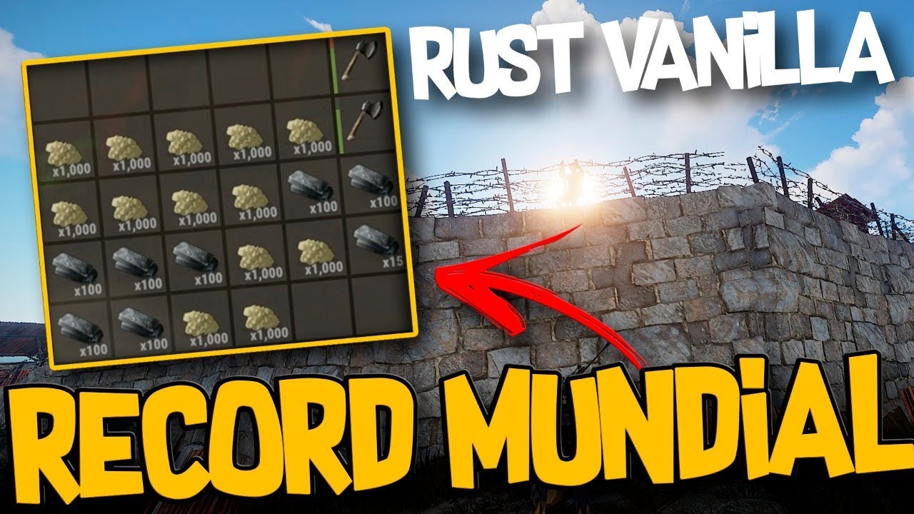 RUST VANILLA 🏰 RECORDE MUNDIAL DE LOOT |  BASE EM DECAY - Rust