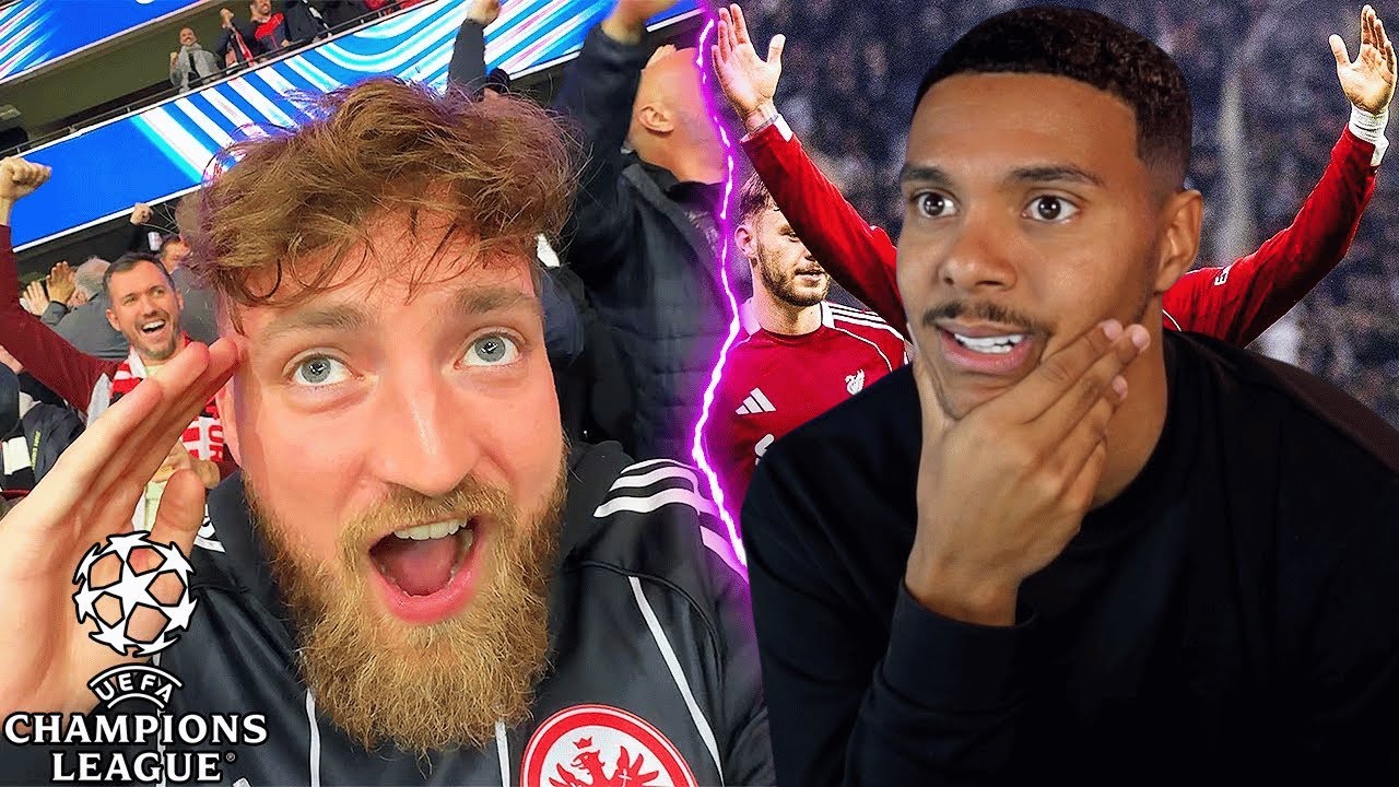ACH FRANKFURT...😐 Willy reagiert auf Frankfurt vs. Liverpool - UCL Stadionvlog 🦅🔥 - ViscaBarca