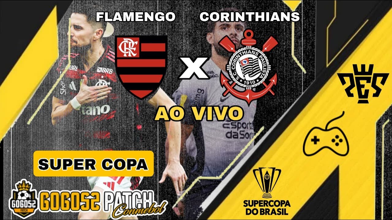 FLAMENGO X CORINTHIANS | FINAL SUPERCOPA DO BRASIL | PES 21 | ESTREIA PAQUETA | GOGOSZ PATCH