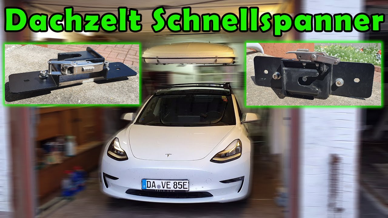Dachzelte schneller montieren - Schnellspannsystem