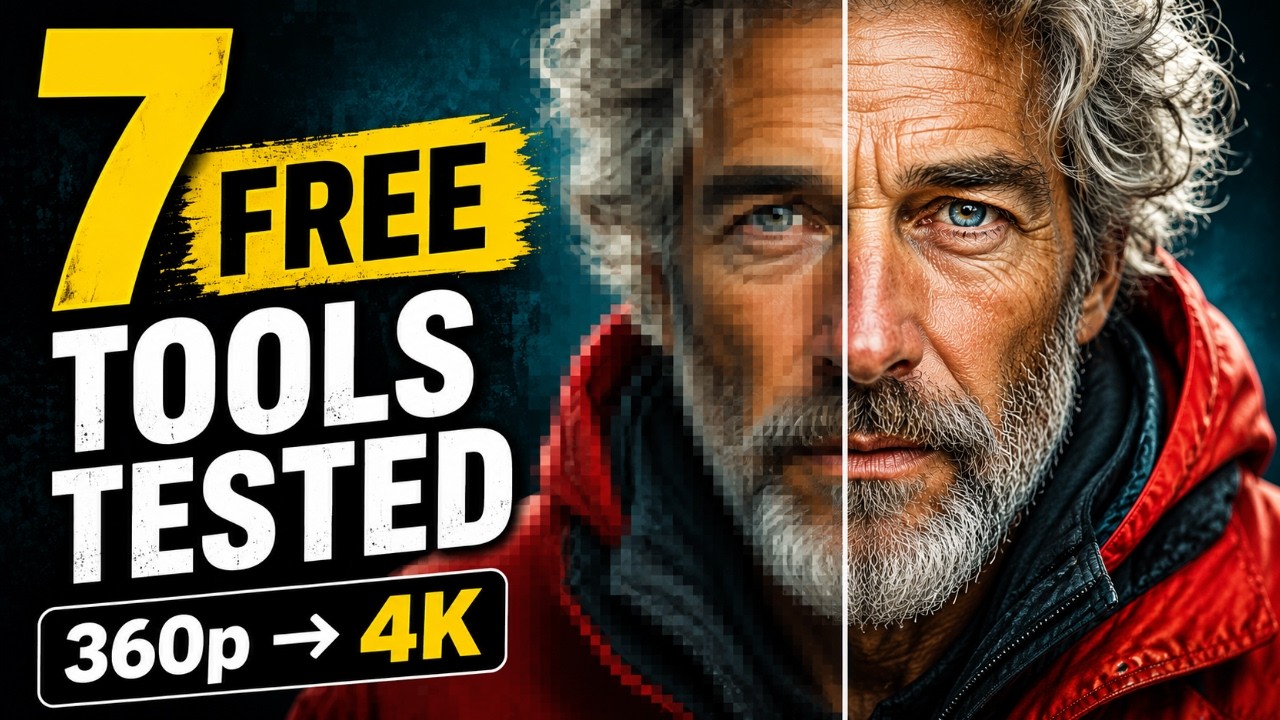 7 FREE AI Video Upscaler Tools | How to Use ComfyUI Workflow