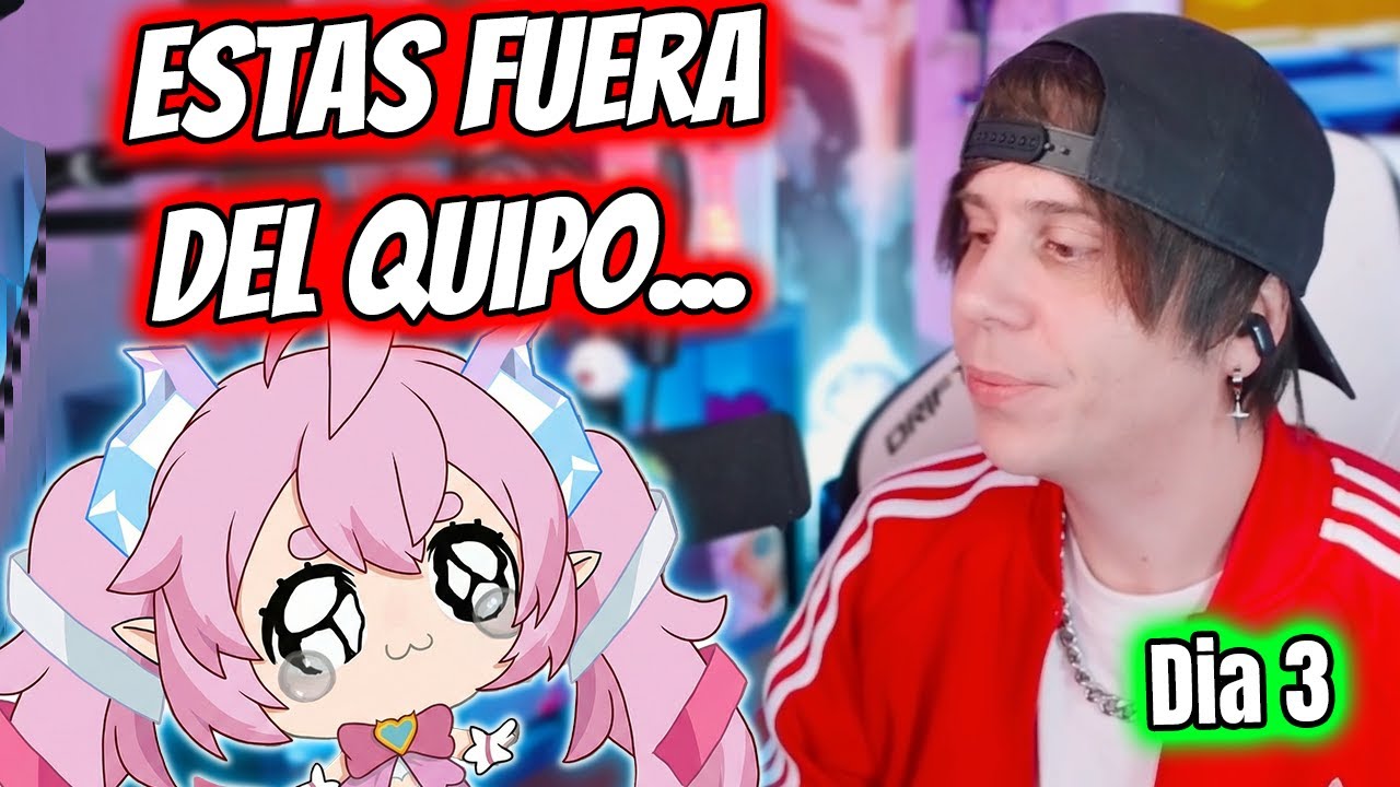 Chibidoki  es rechazada por los streamers grandes y eliminada de los Squid Craft 4 (DIA 3)