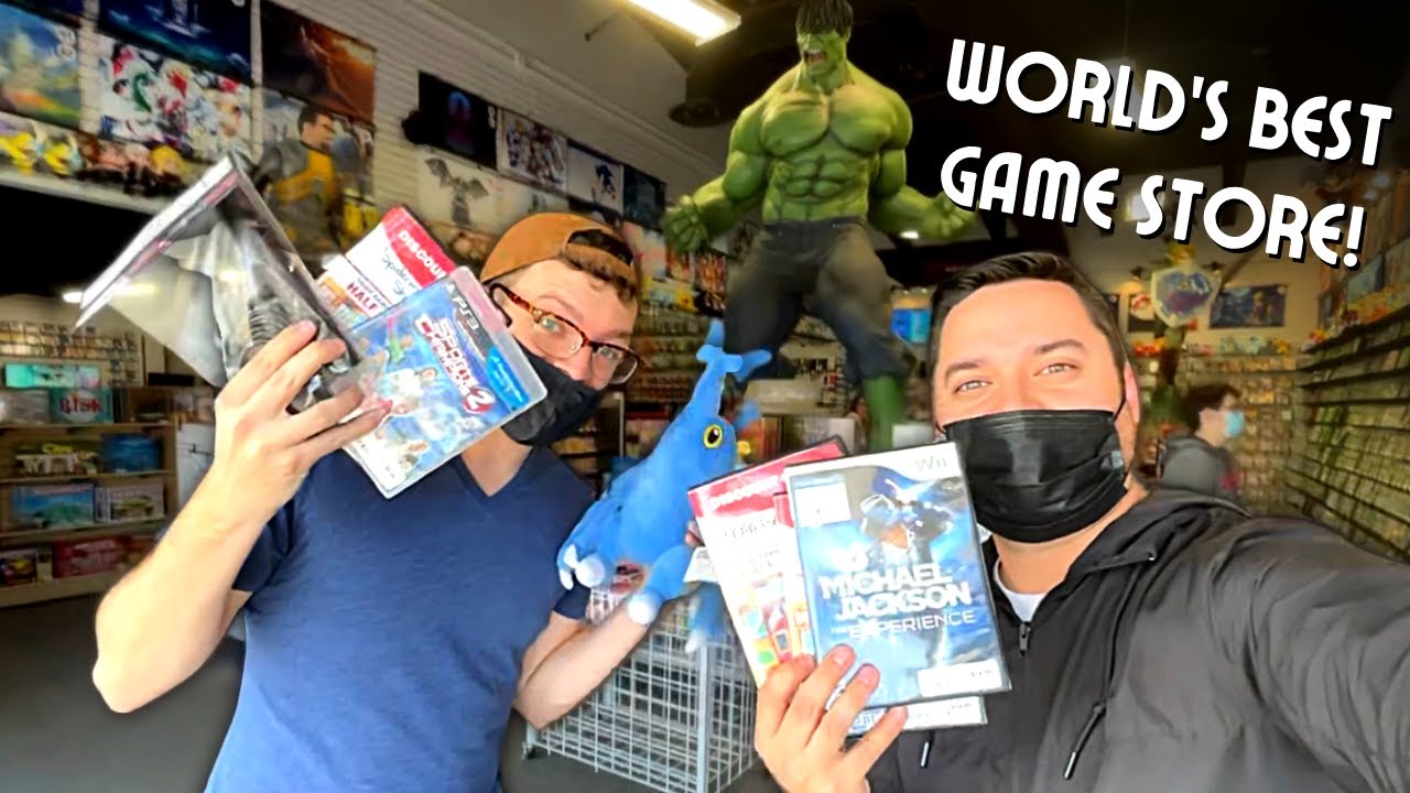 I went to Retro Rick’s Game Store!
