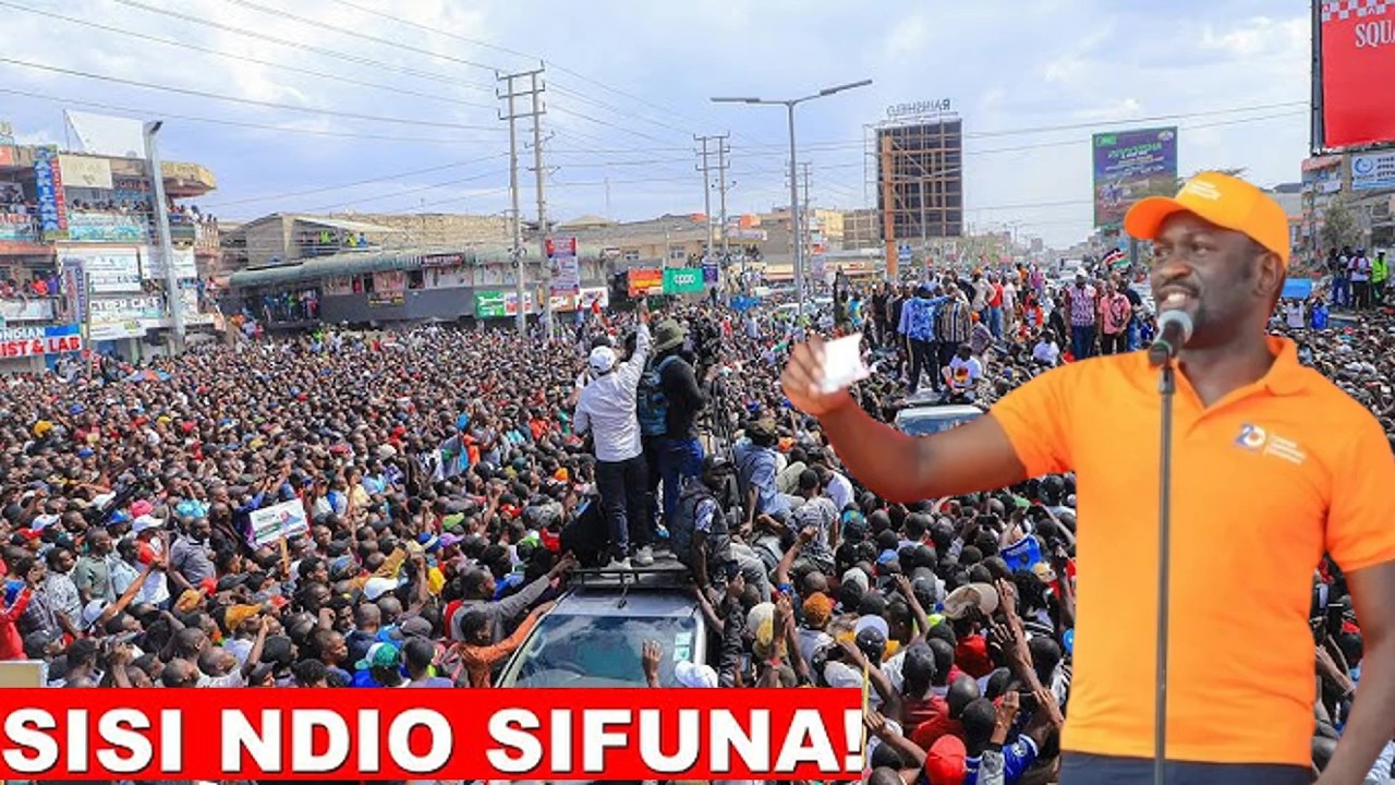 SISI NDIO SIFUNA! WELCOME TO KAKAMEGA