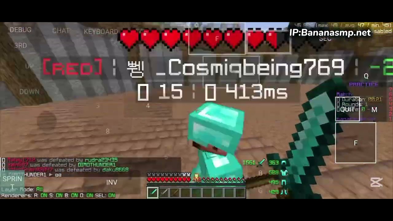 Bananasmp.net #viral #viralvideo #minecraft #pvp  