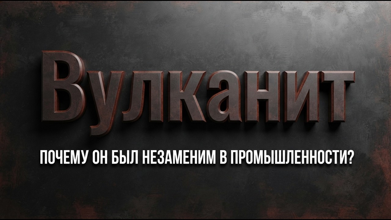 Вулканит: Как превратить мягкую резину в твердый камень? Секрет экстремальной химии.