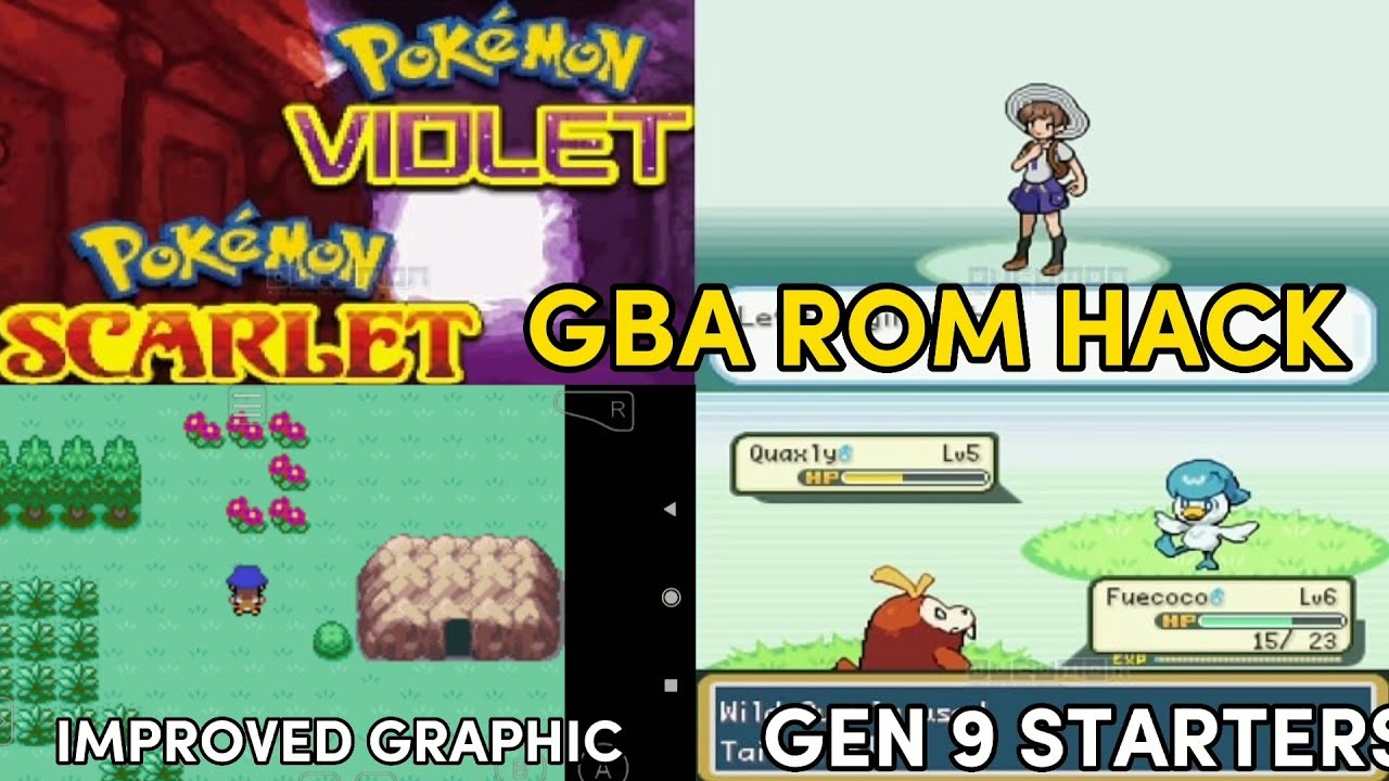 POKEMON ROM HACK WITH IMPROVED GRAPHIC, GEN 9 STARTERS AND MORE | #pokemon #gba