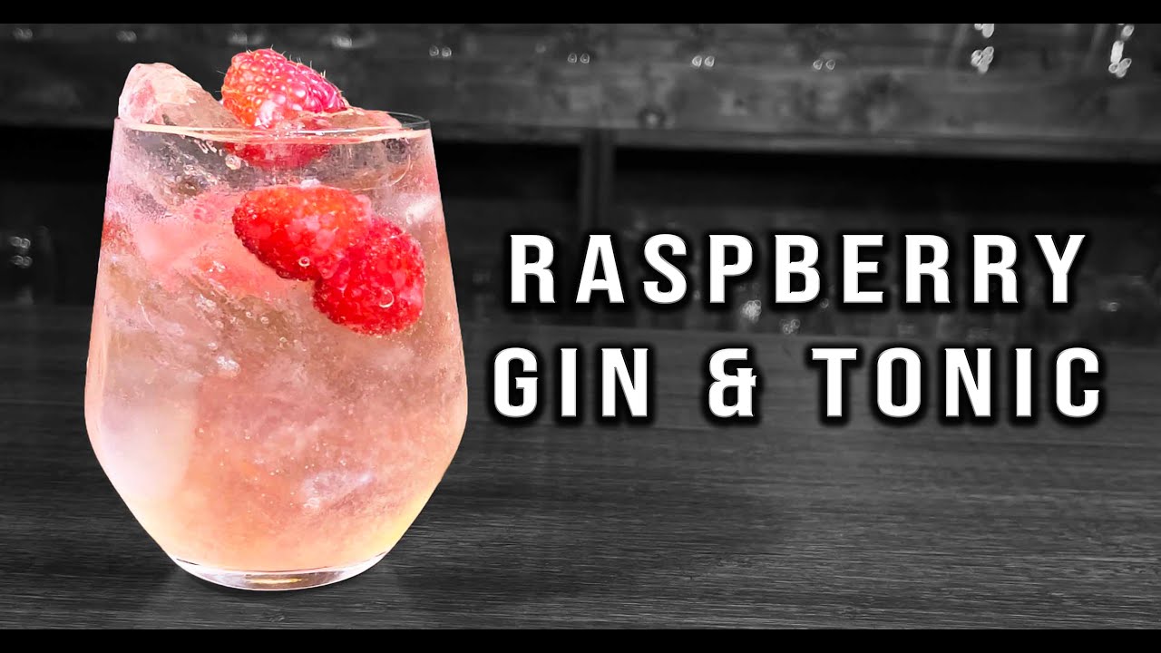 Raspberry Gin and Tonic | Easy Cocktails With Gin | Booze On The Rocks