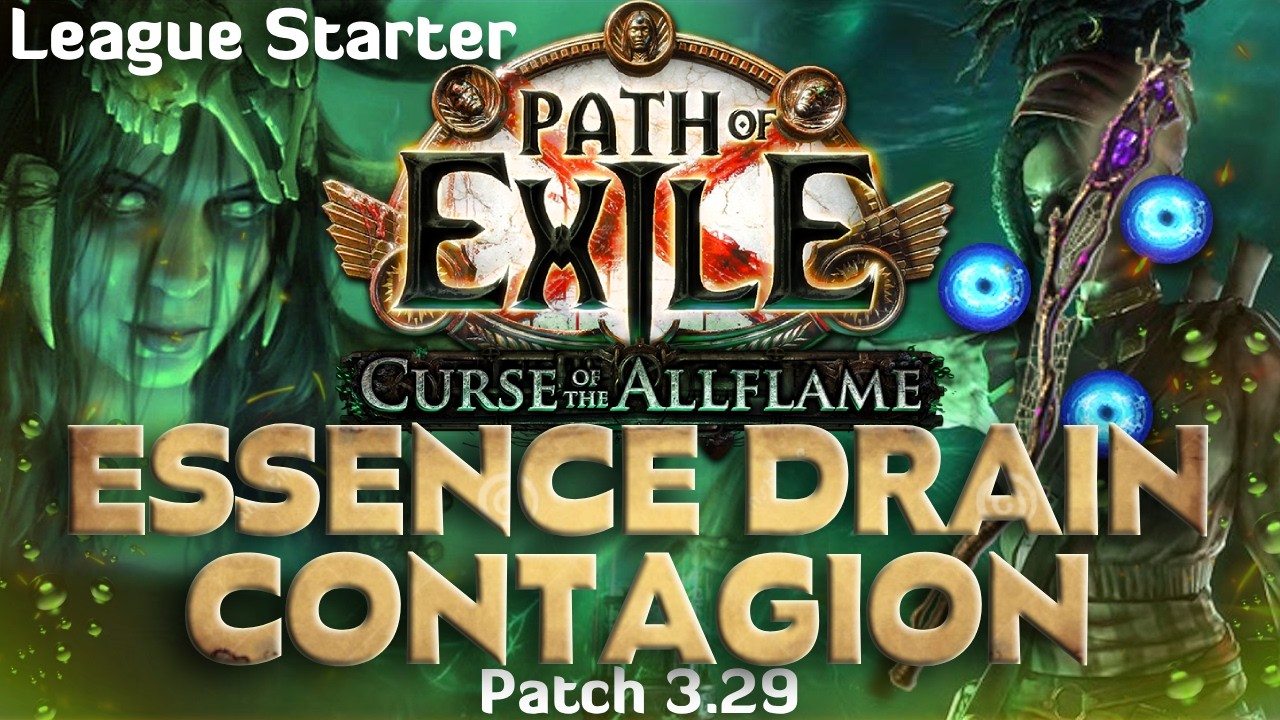 Стартовый билд лиги Essence Drain Contagion за 3.29 &mdash; БЕЗУМНОЕ КОЛИЧЕСТВО БАФФОВ, ДОСТАТОЧНО ЛИ Э...