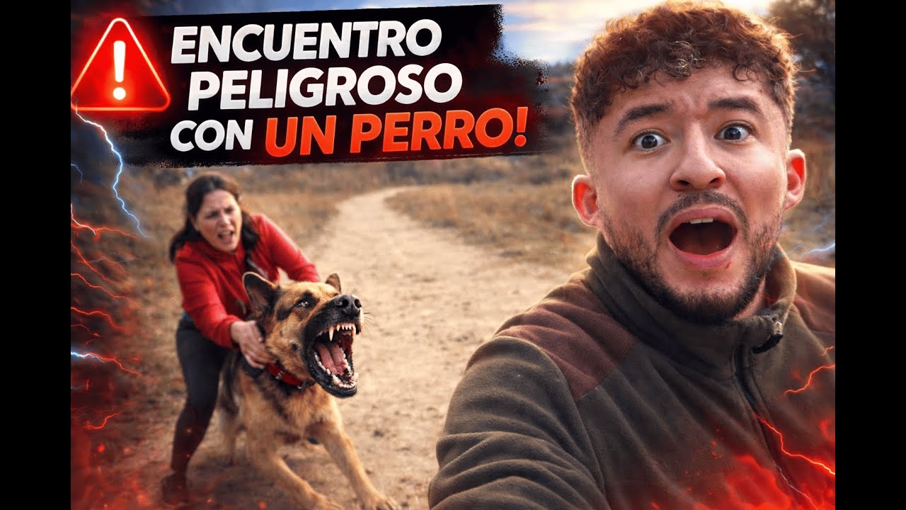 encuentro PELIGROSO CON UN PERRO
