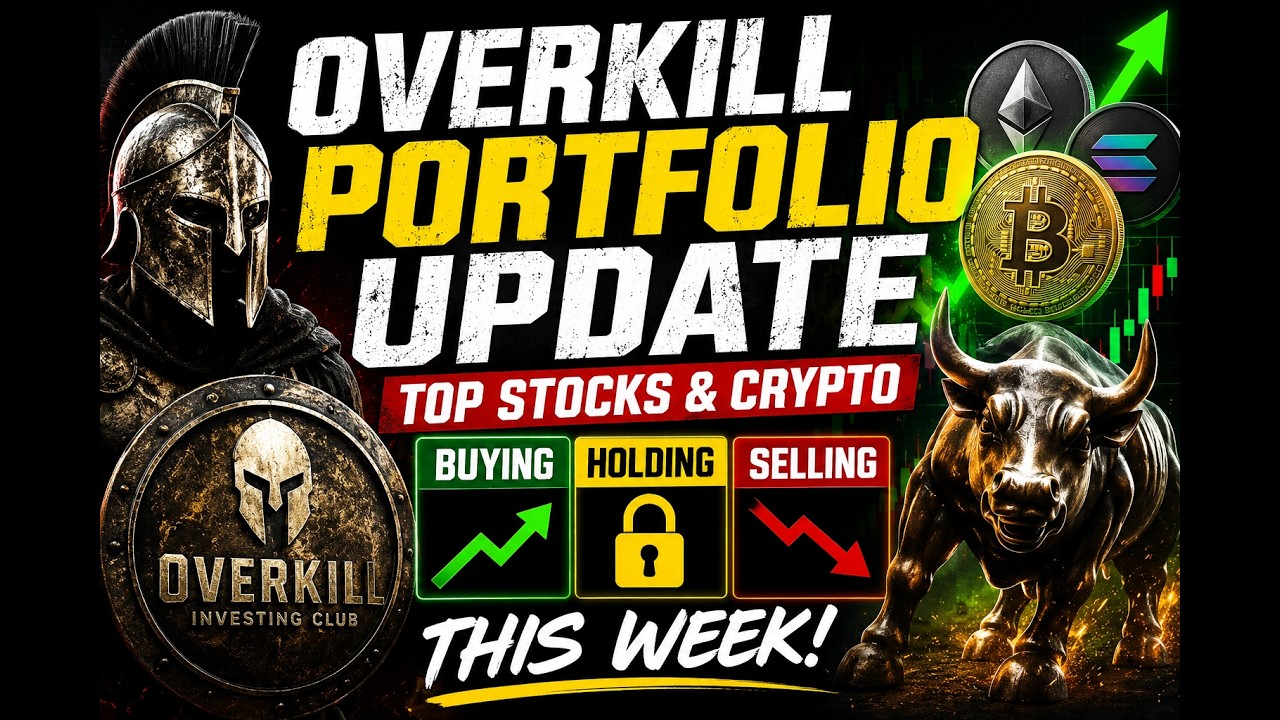 OVERKILL PORTFOLIO UPDATE 🚨 | TOP STOCKS & CRYPTO I&rsquo;M BUYING, HOLDING & SELLING THIS WEEK - AUG 31