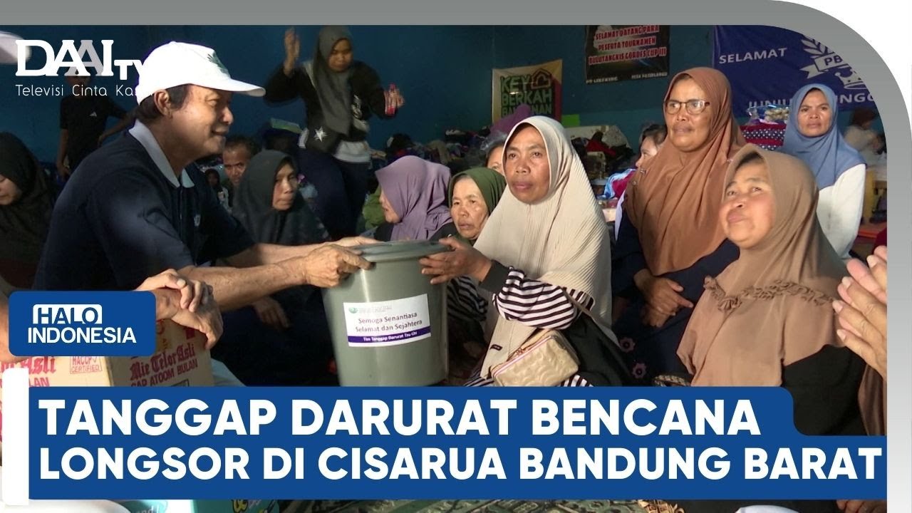 Tanggap Darurat Bencana Longsor di Cisarua Bandung Barat | Halo Indonesia