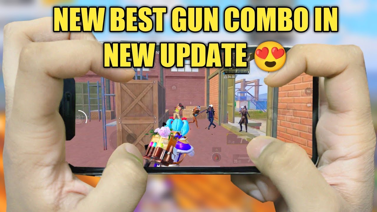 New Best Gun Combo in new update 😍  | PUBG MOBILE/BGMI