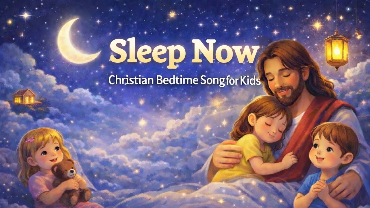 Gentle Christian Lullabies | Sleep Now – Jesus Is with me | Christian Bedtime Song for Kids