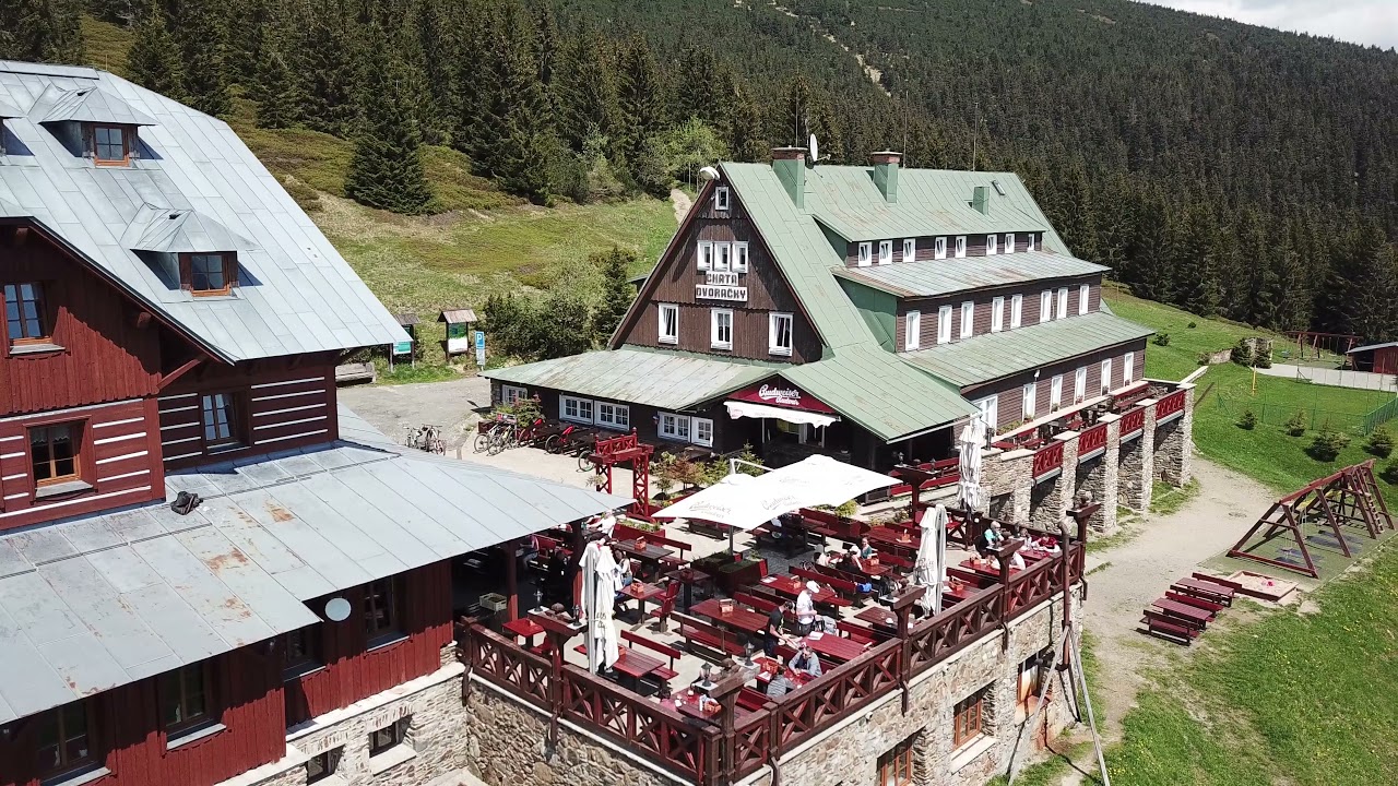 Horsk&aacute; bouda Dvoračky Krkono&scaron;e - Mavic Pro