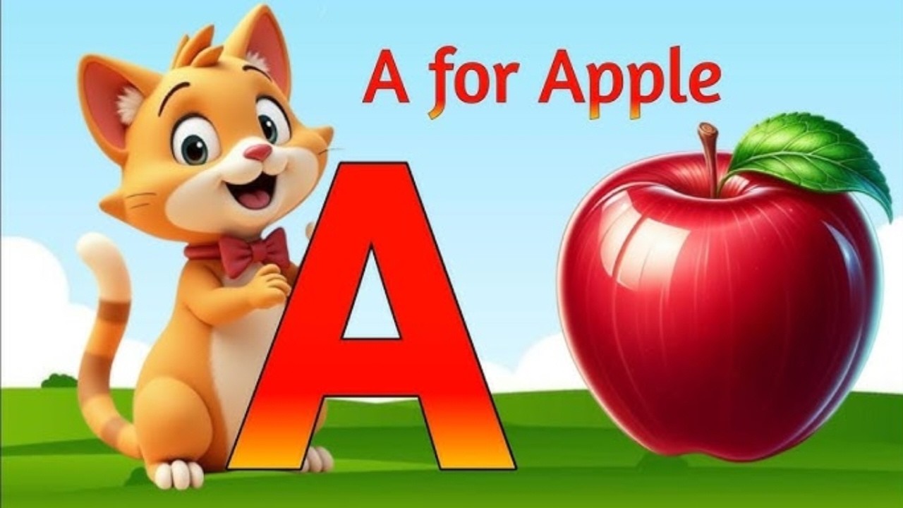  Abc Phonics Song  | Toddler Learning  Video Songs | A For Apple |. ABCD 