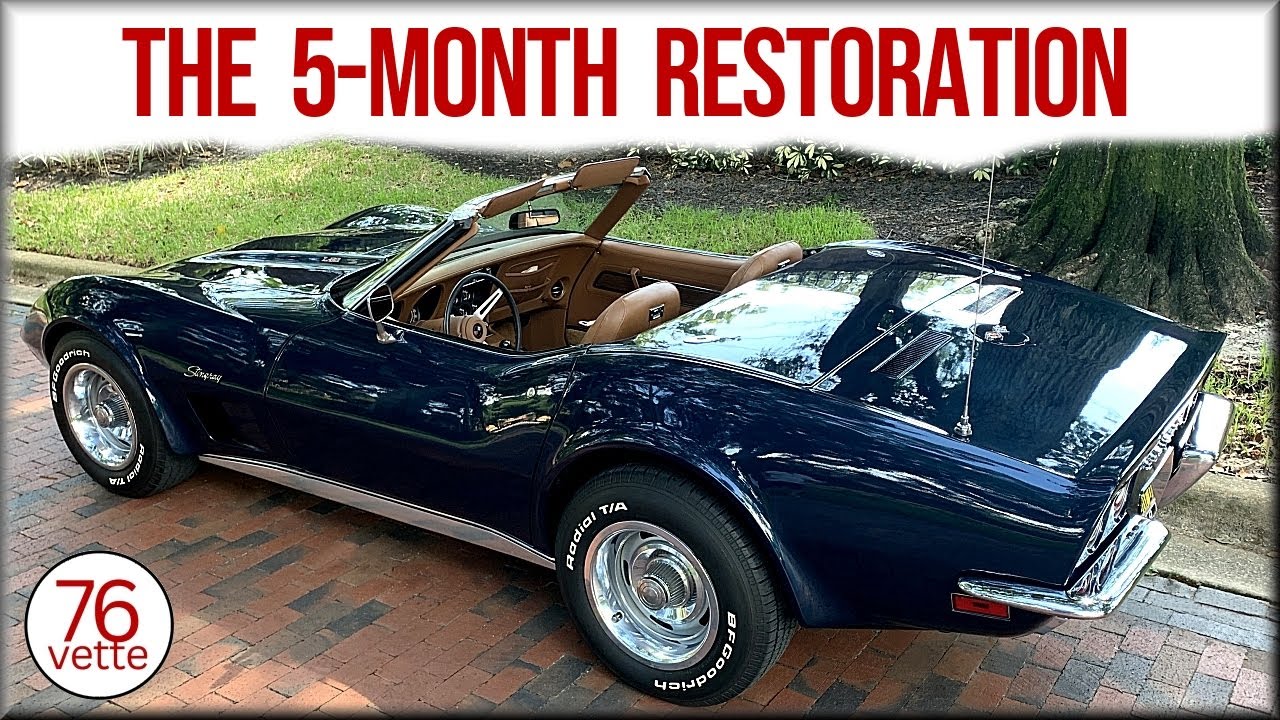 1973 Corvette Restored in 142 DAYS