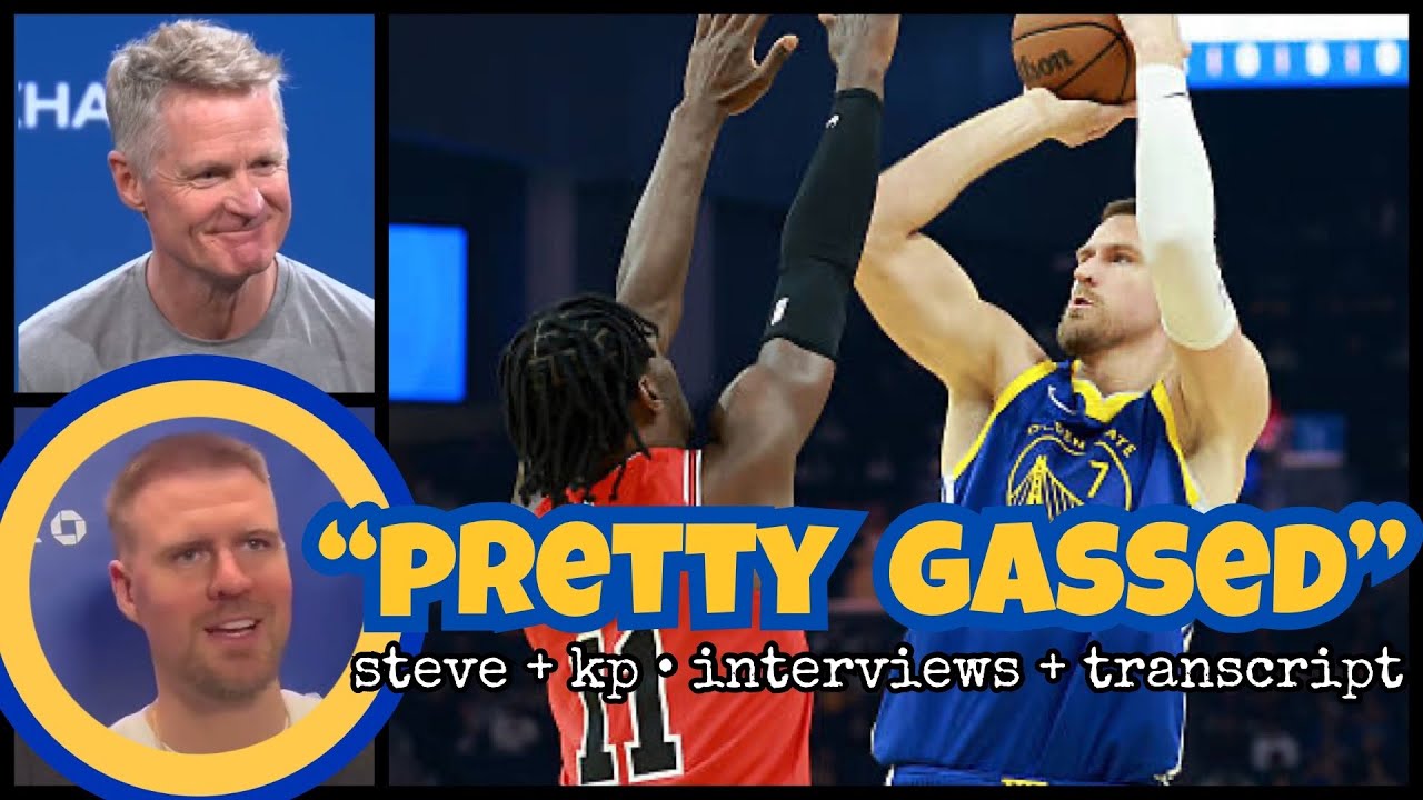 PORZINGIS: “4 or 5 games to feel pretty good”; KERR: “quality (vs revenue) of the NBA product” 