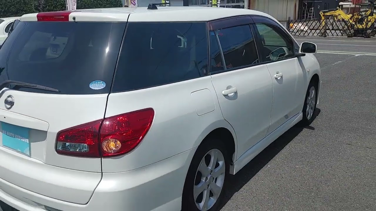 KS AUTO EXPORTS 2009 Nissan Wingroad pearl white 0959