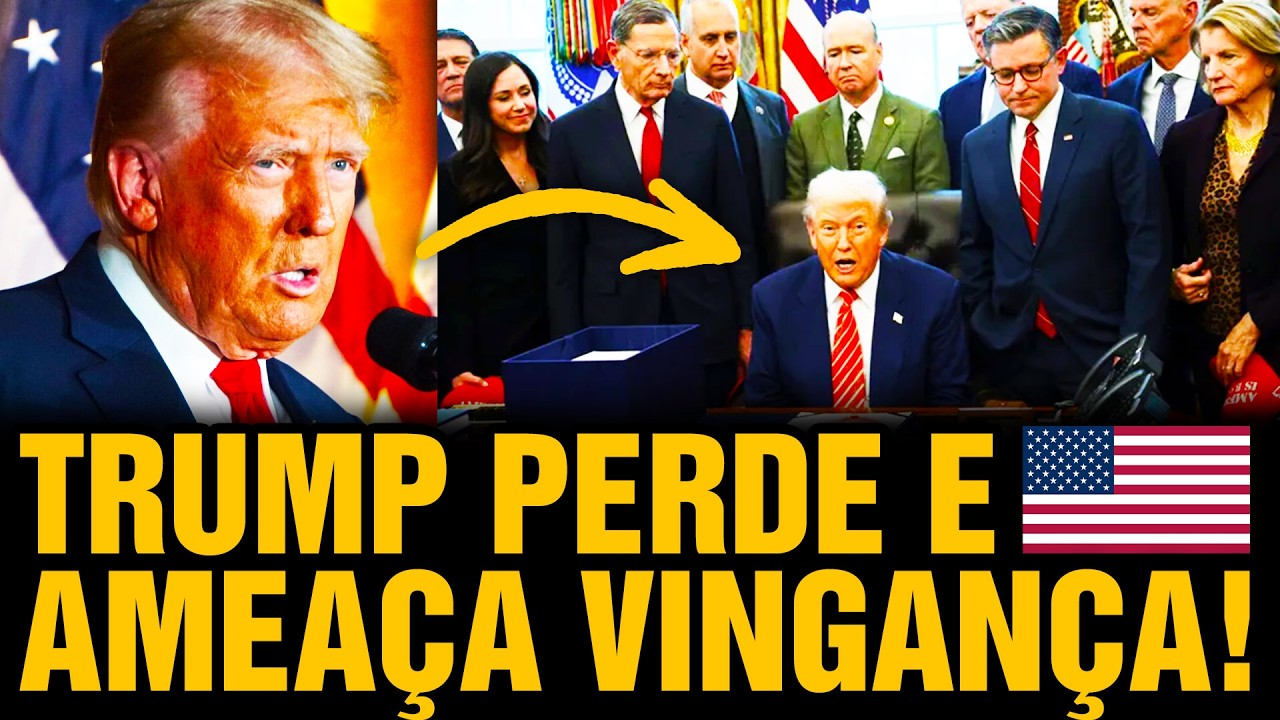 Trump PERDE no Congresso e AMEAÇA vingança contra quem o enfrenta no caso Canadá e Epstein 😱 🇺🇸