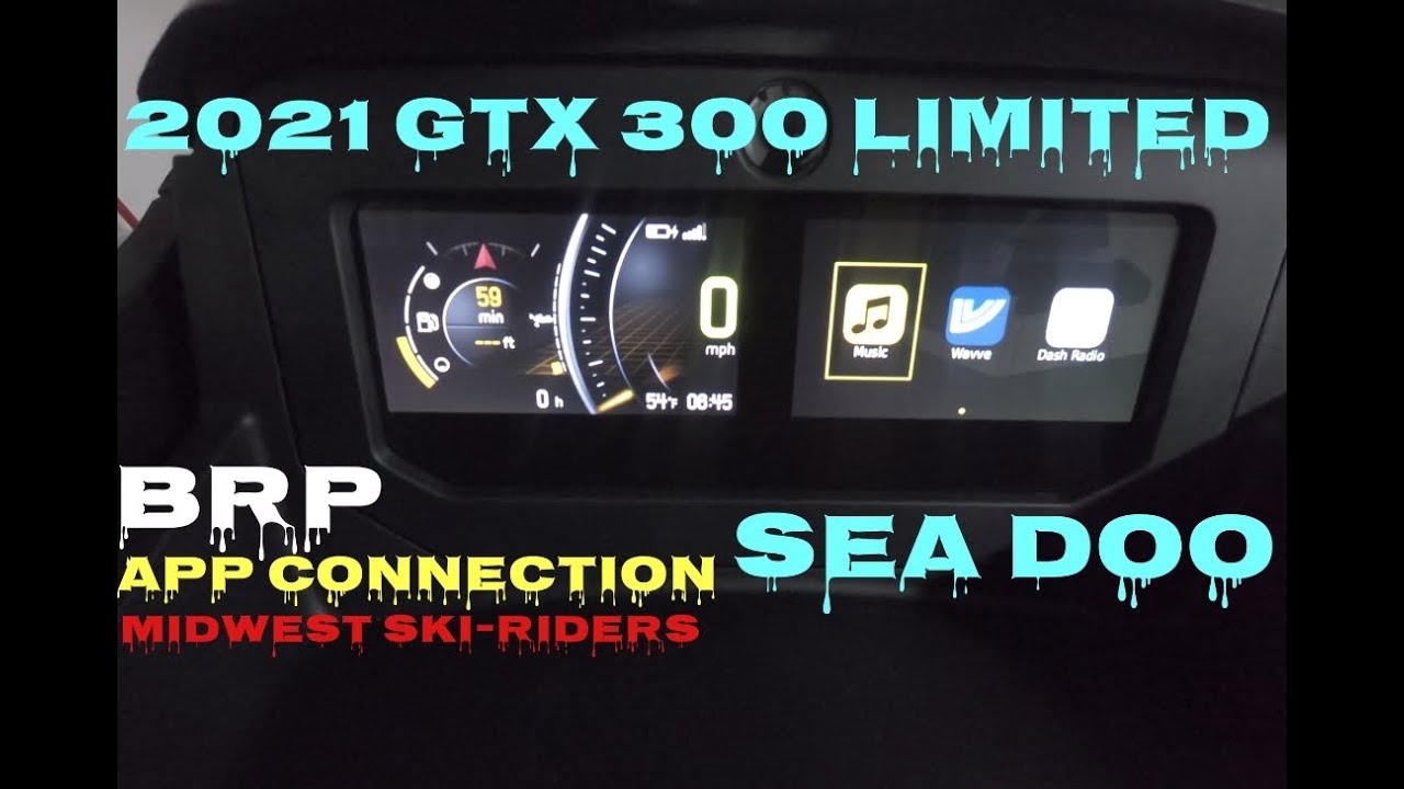 How to install compatible apps on Sea Doo 2021 GTX 300 Limited