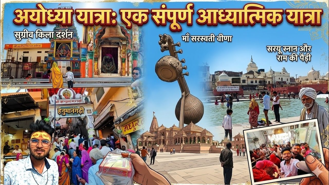 Explore Ayodhya Dham: Hanumangarhi Darshan, Ram ki Paidi Snan, & Sugriv Kila 🙏❣️