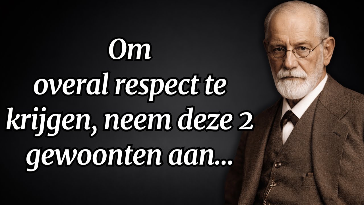 2 Gewoonten die ervoor zorgen dat mensen je respecteren | Sigmund Freud citaten
