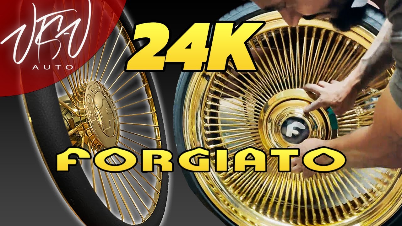 Диски и руль Forgiato из 24-каратного золота