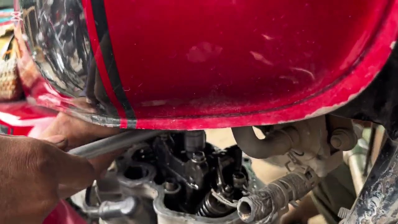 Honda CG125 white smoke problem reason #bikelife #honda 
