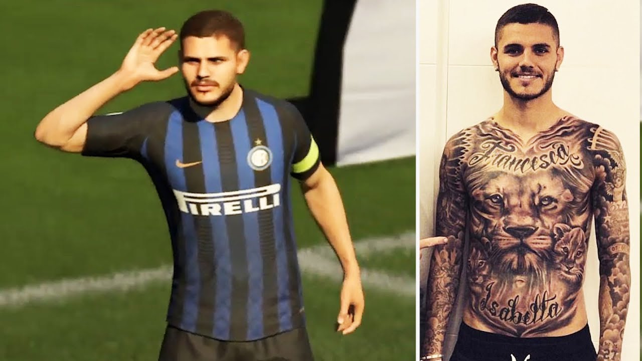 ВОТ ПОЧЕМУ В FIFA 19 У ИКАРДИ, ЗЛАТАНА И ДРУГИХ ЗВЕЗД НЕТ ТАТУИРОВОК