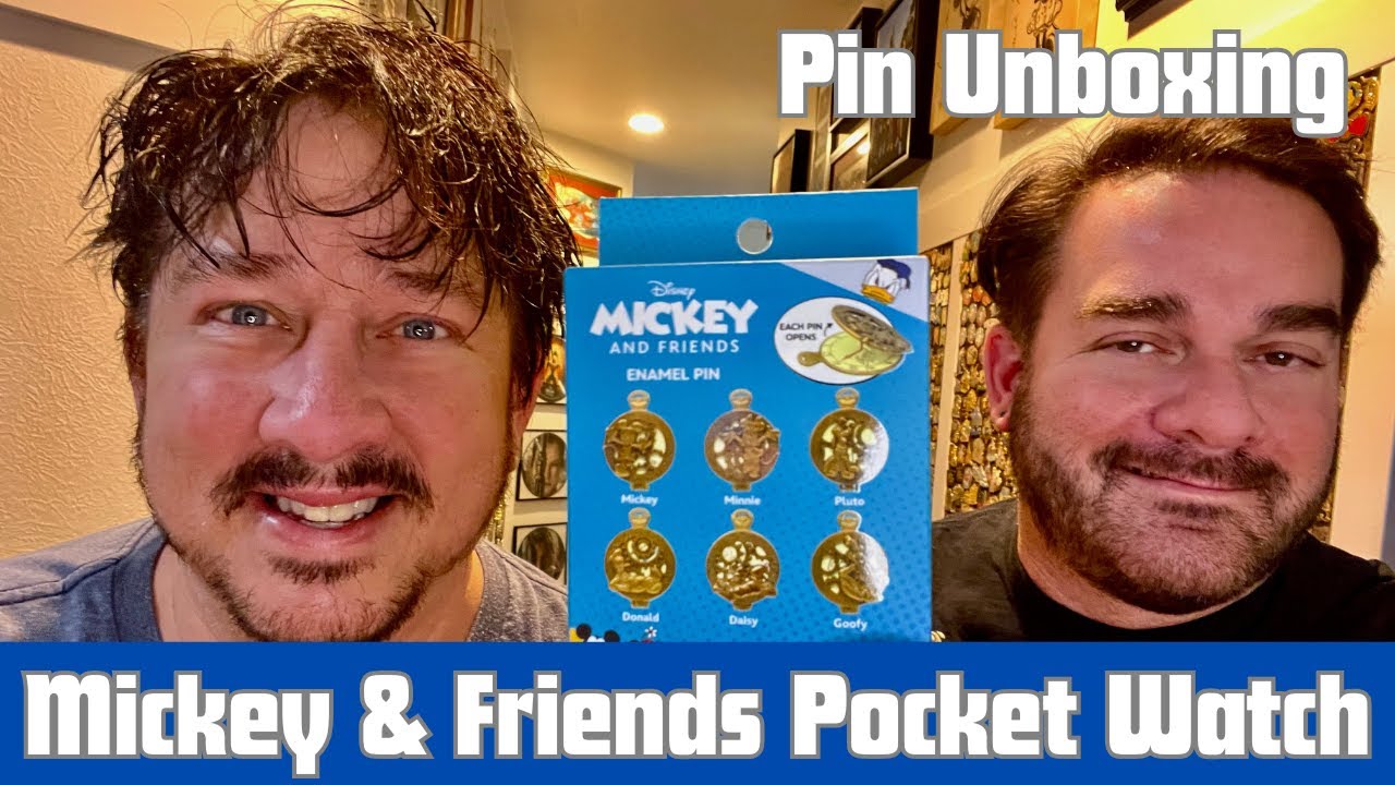 Распаковка значка с карманными часами Микки Маус и его друзья от Disney #pinunboxing #disneypins ...