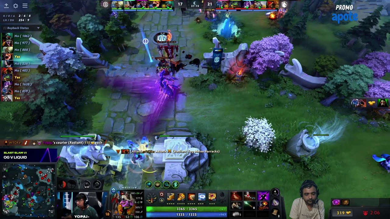 OG vs Team Liquid Bo5 |BLAST Slam VI - Playoffs