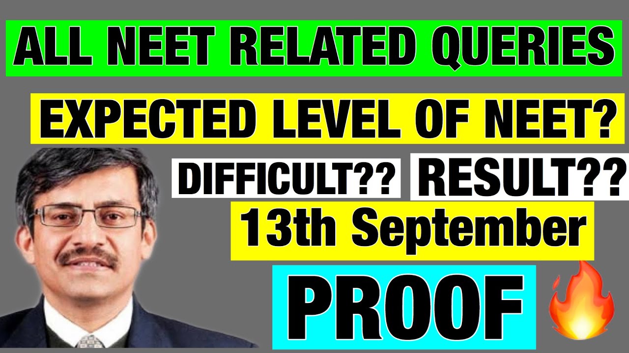 Expected Paper pattern and the difficulty level for Neet 2020 🔥|| PROOF for level of difficulty🔥🔥