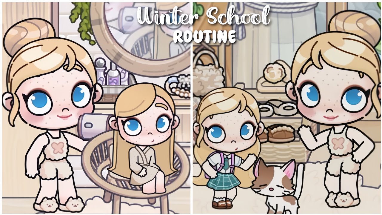 Winter School Routine 🏫📚🌨️ | Avatar World | Pazu