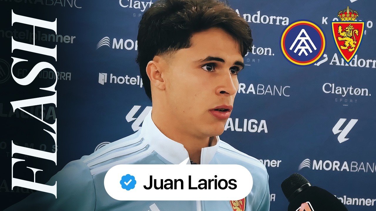 DECLARACIONES | Juan Larios | FC Andorra-Real Zaragoza | LaLiga Hypermotion