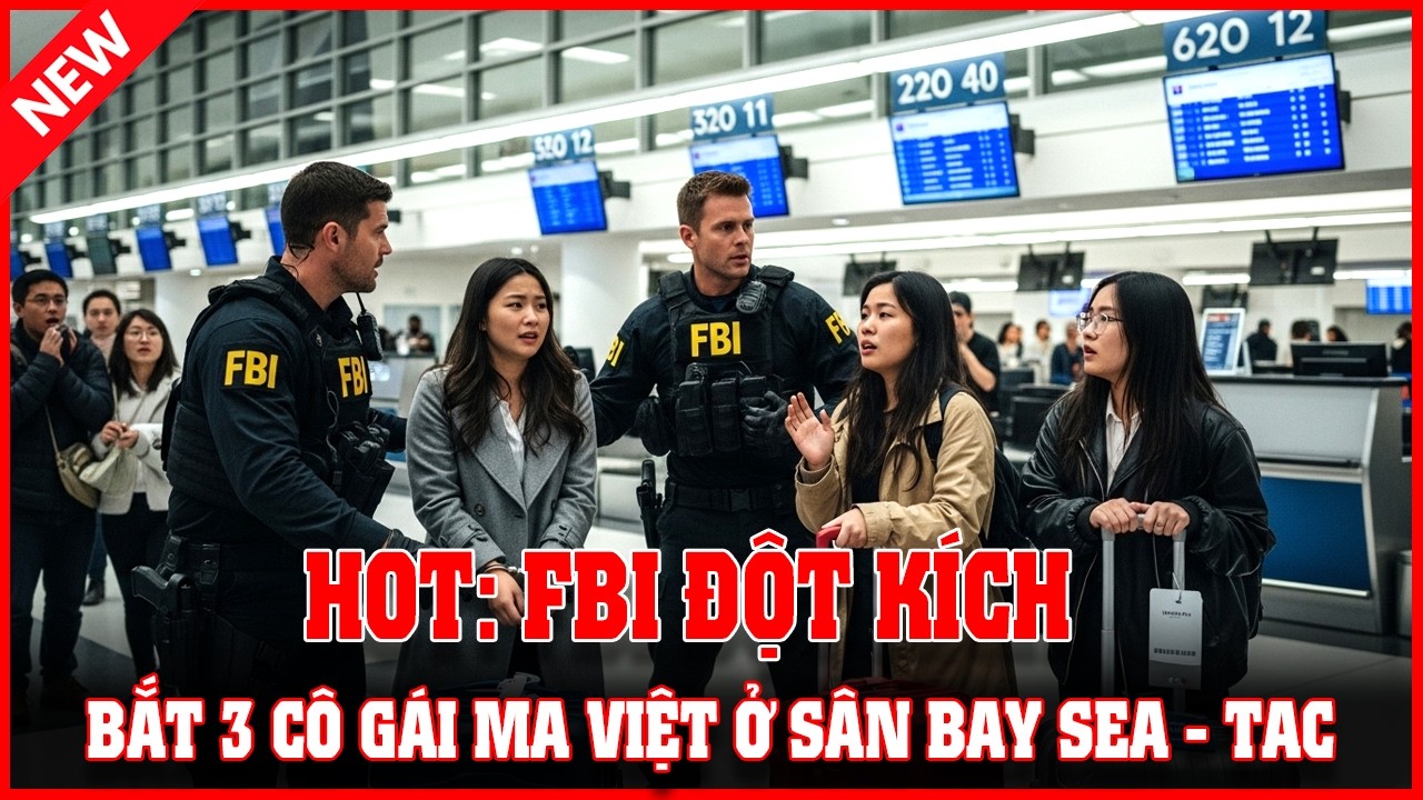 FBI Đột Kích Sân Bay, Bắt 3 Nữ Du Học Sinh Việt Kéo 3 Vali Ma Túy | Bi Kịch Đất Khách