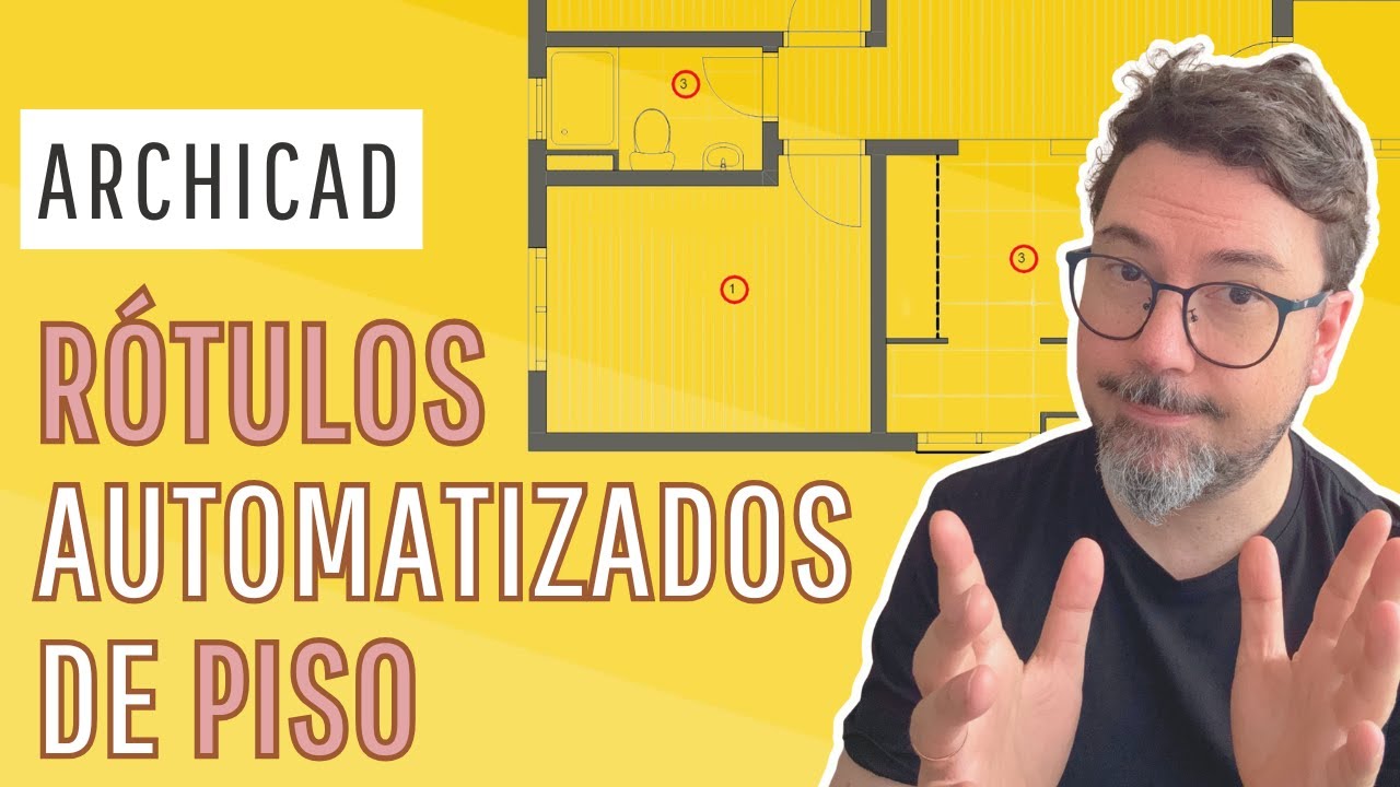 Pare de Inserir Rótulos Manuais! Rótulos de Piso (ID) Automatizados no Archicad