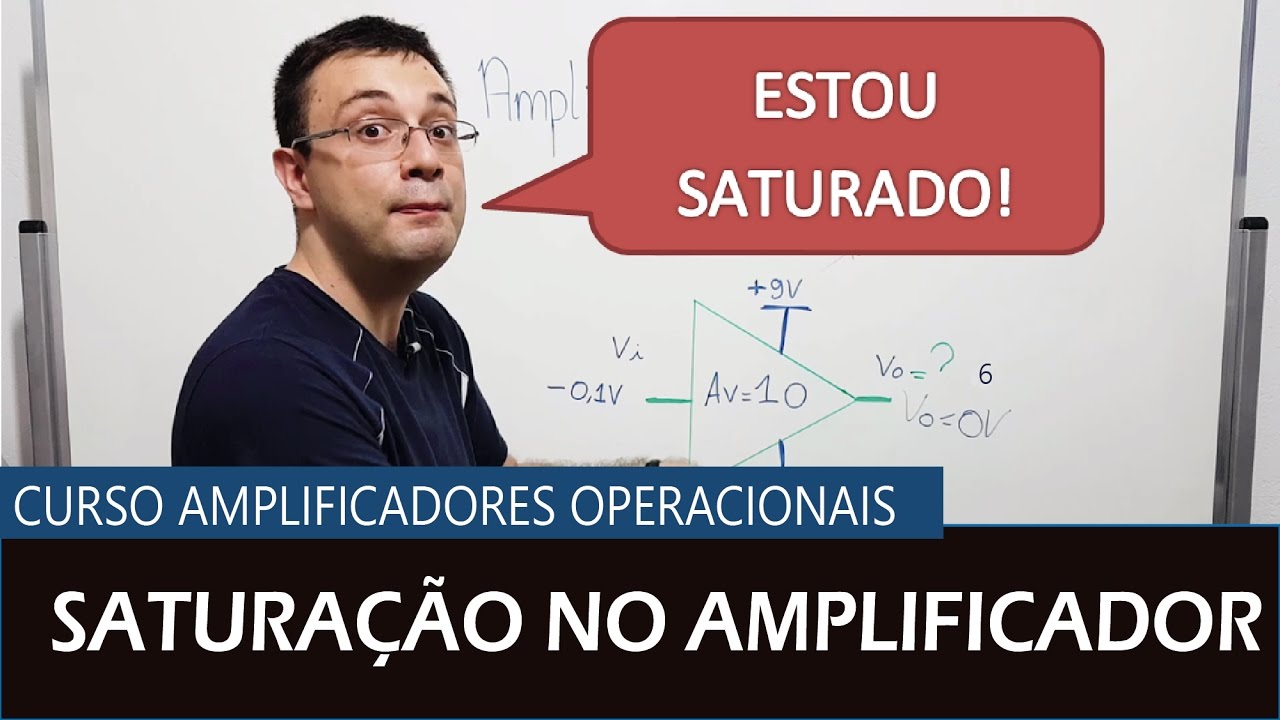 Amplificador Operacional #06 - Saturação no Amplificador