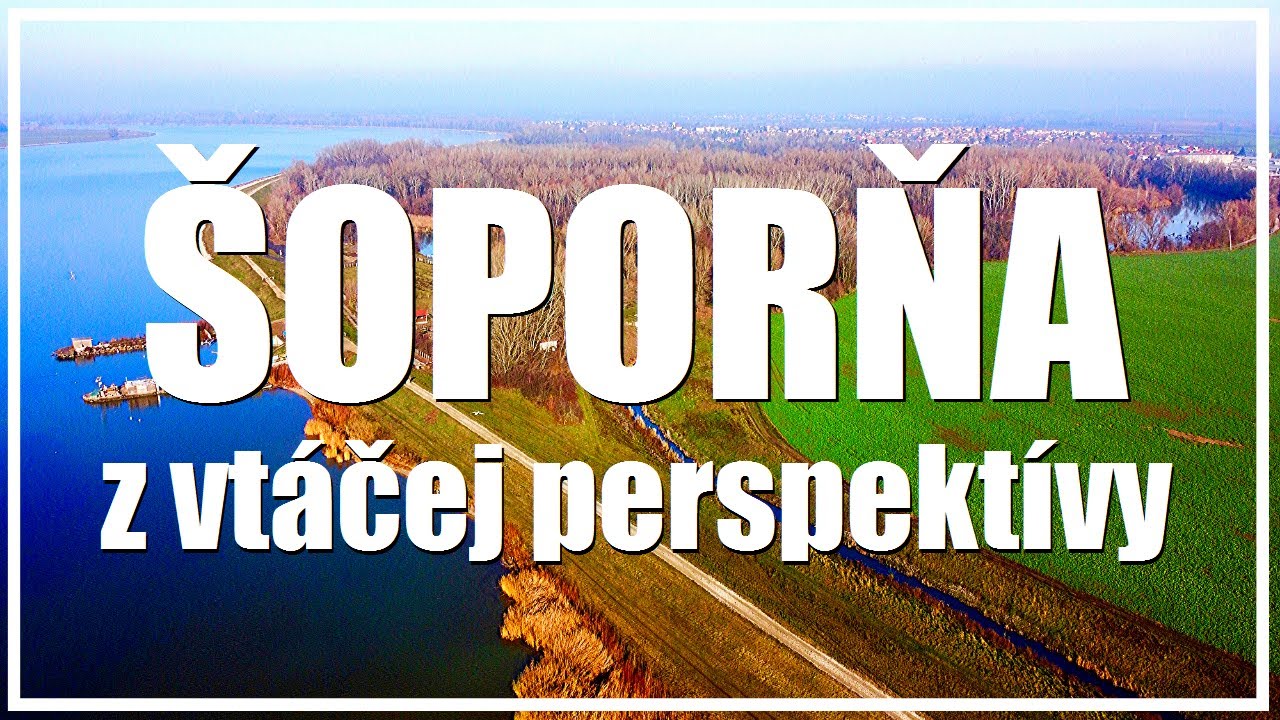 Šoporňa z vtáčej perspektívy  I  dron DJI Mavic Mini